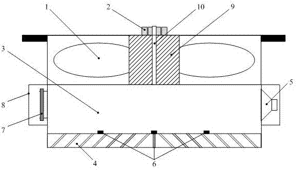 An active noise reduction exhaust fan and its line spectrum noise active control method