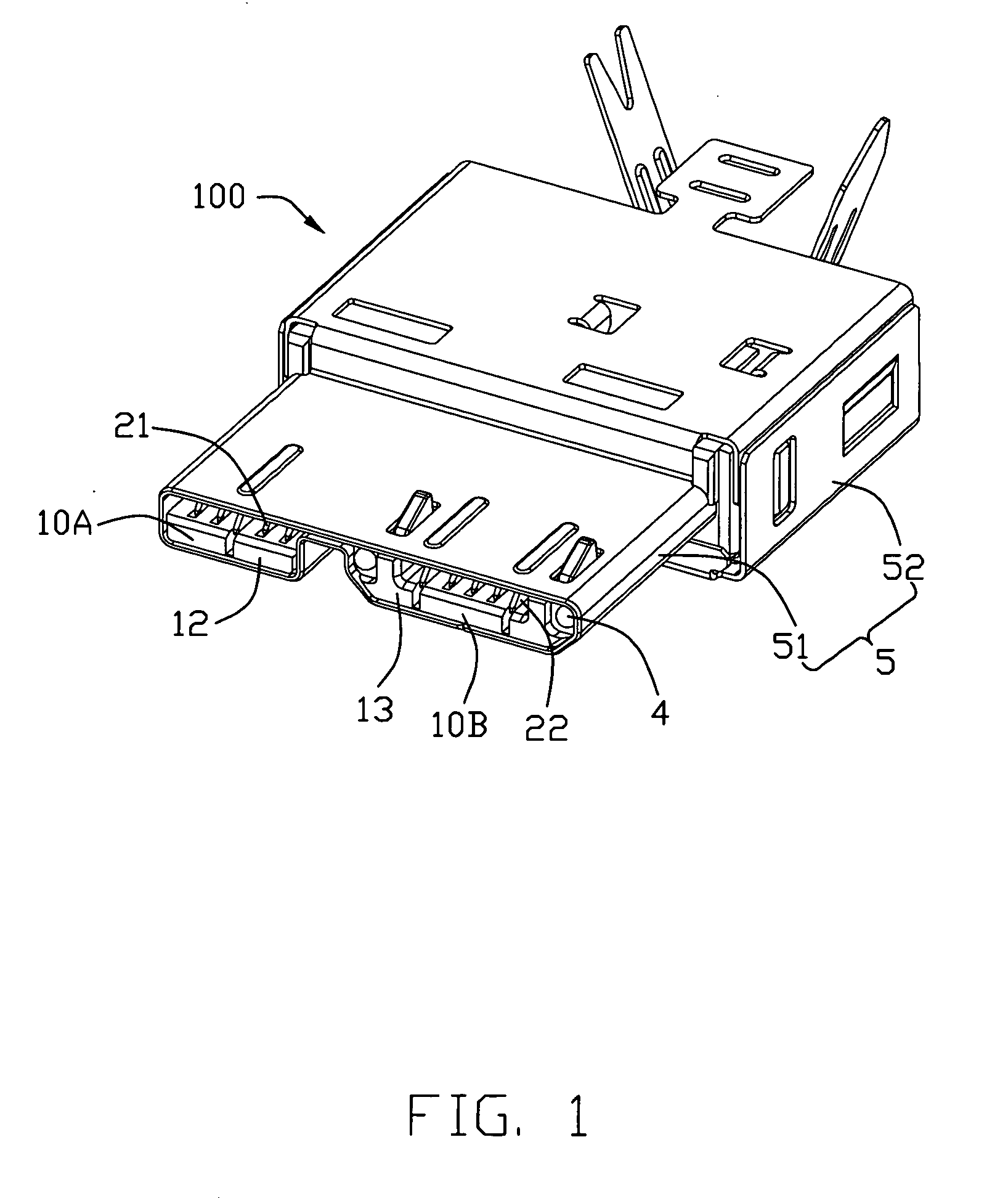 Connector utilized for different kinds of signal transmition