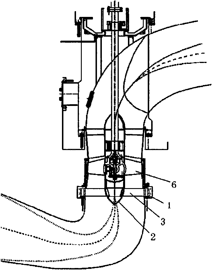 Novel device for measuring flow of pump station