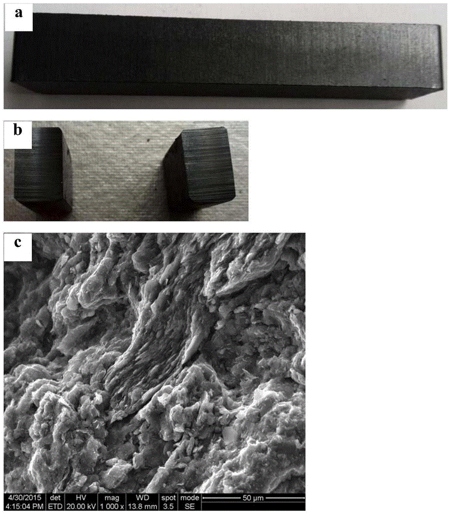 Self-homogeneity wearproof resin type carbon brush and preparation method thereof