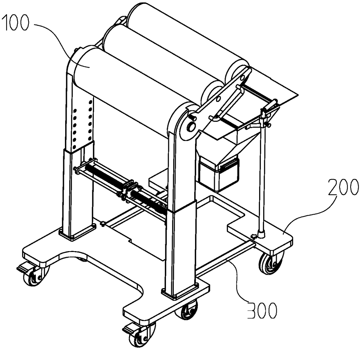 Emesis auxiliary bracket for medical treatment