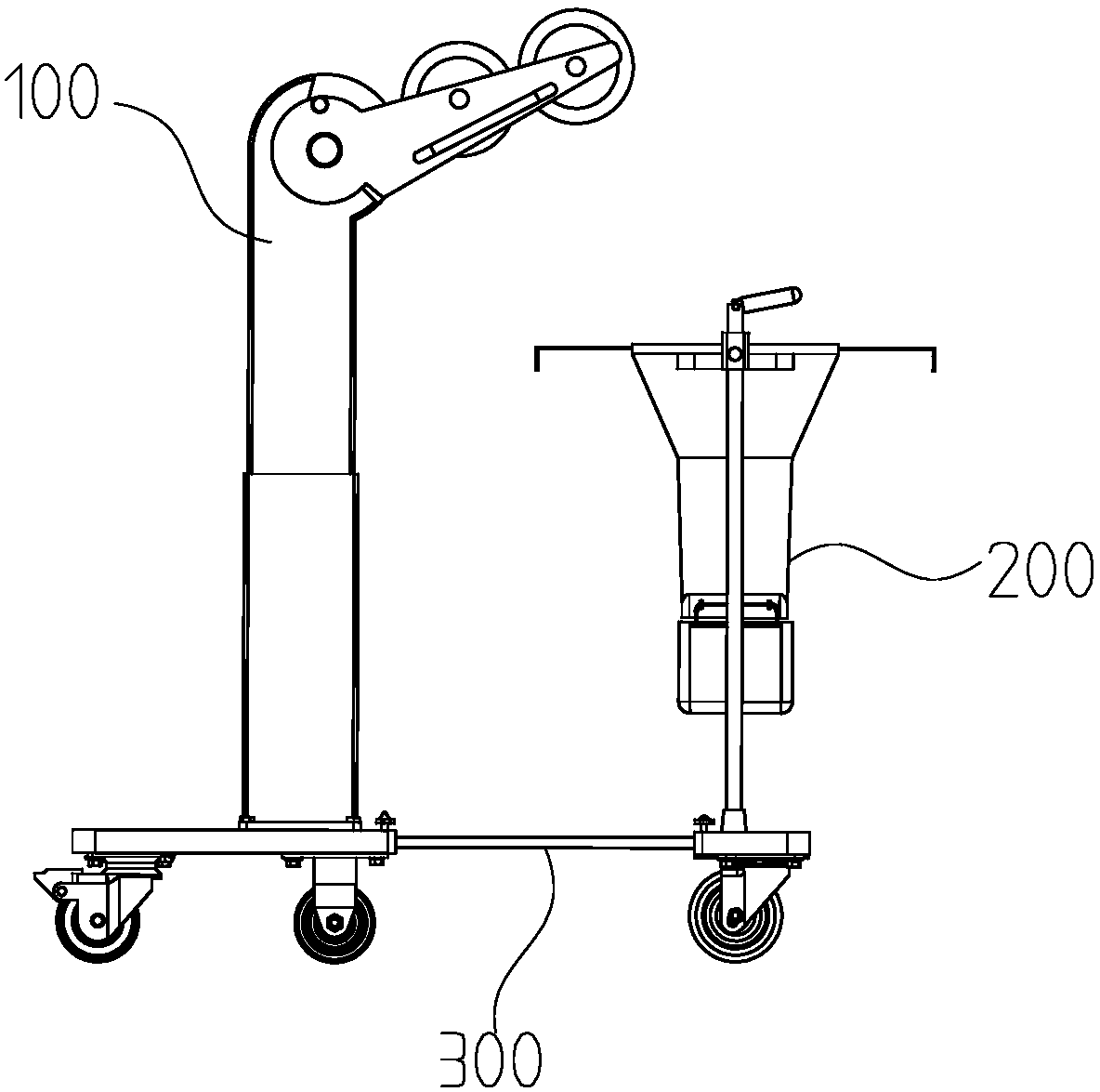 Emesis auxiliary bracket for medical treatment