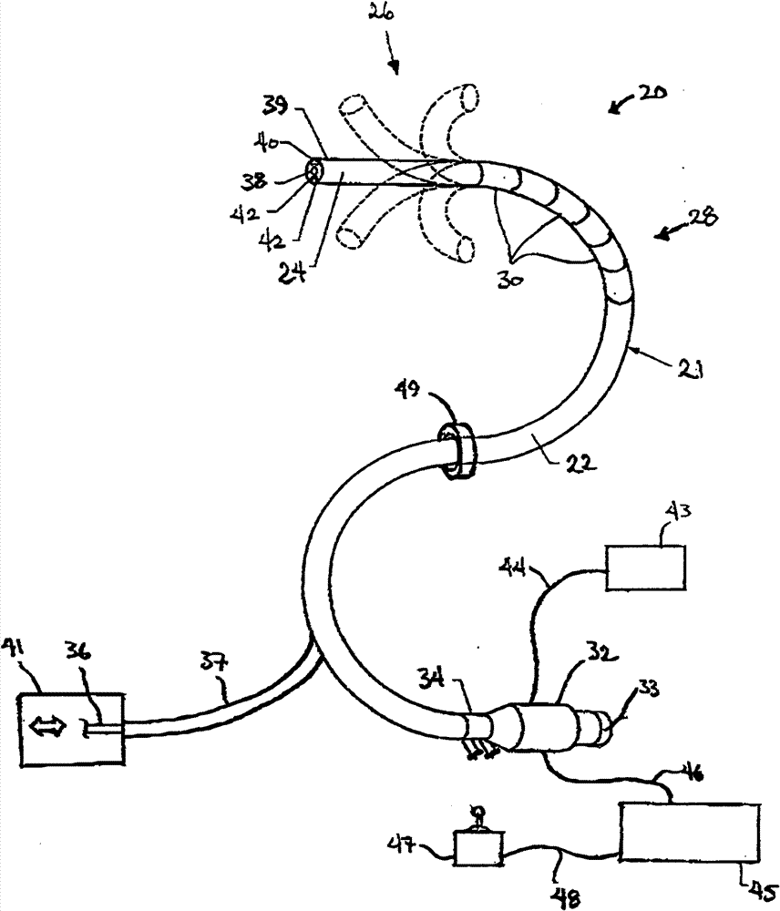 Endoscopic device with high moving freedom and operating method thereof