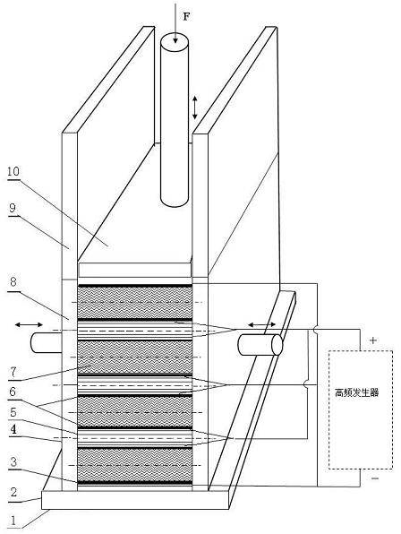 Improved method for manufacturing high-frequency heated bamboo/wood recombined material