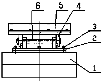 Transfer device special for excavator manufacturing process