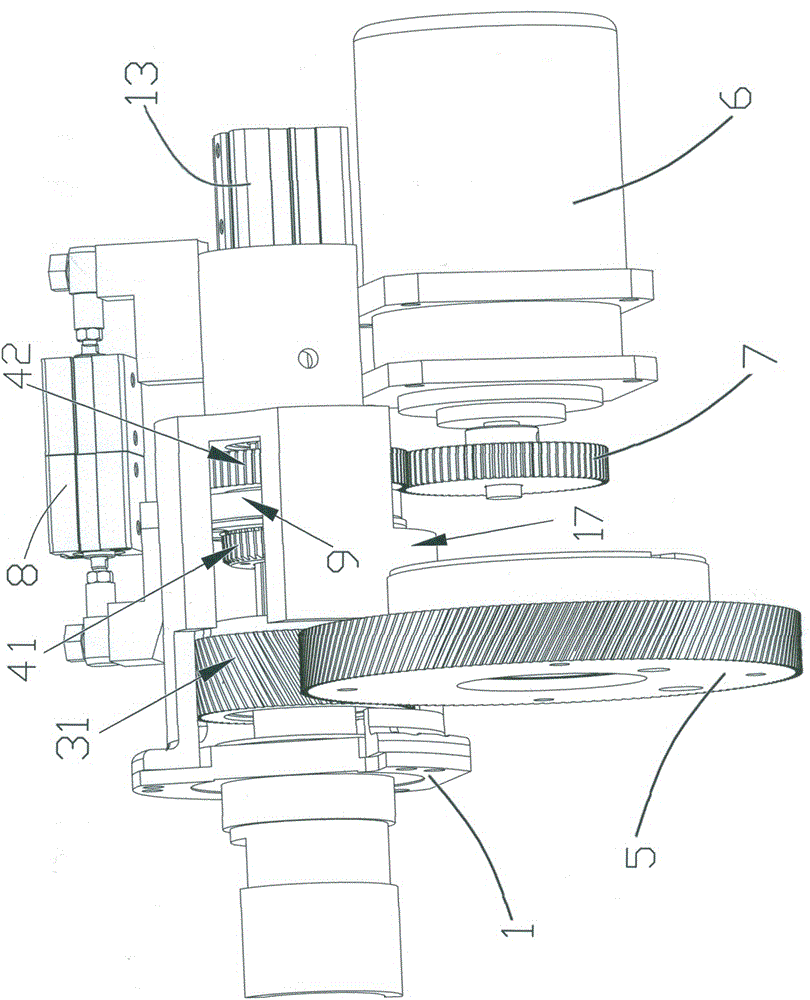 Anilox roller transmission mechanism of printing machine