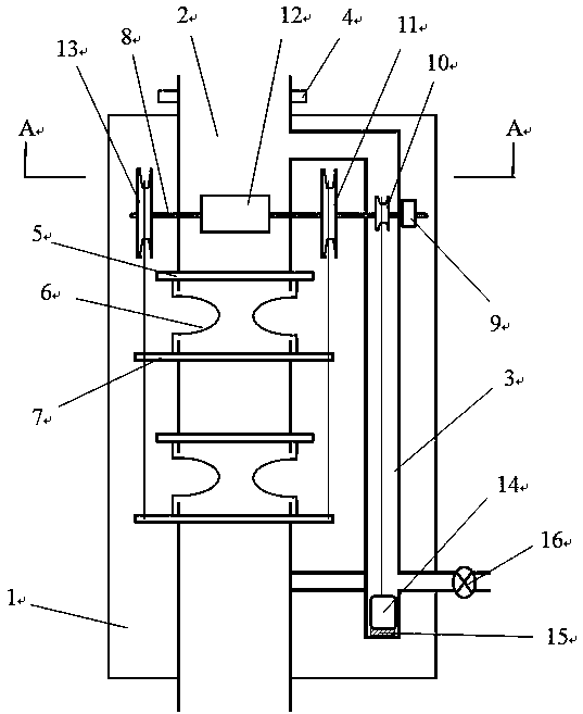 Speed reducer for conveying of pile irradiation sample
