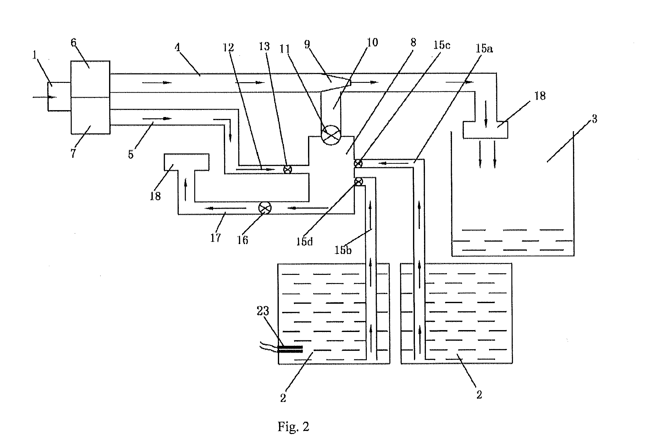Washing machine for auto-added washing agent by negative pressure and controlling method thereof