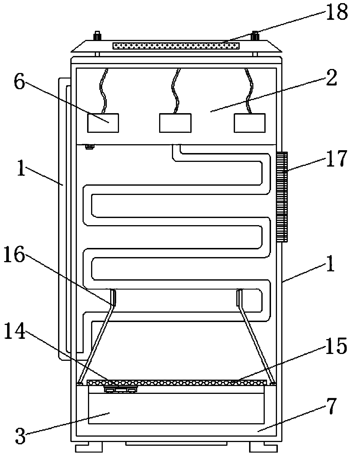 Power equipment cooling device
