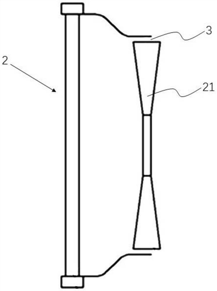 A cooling device for an automobile engine