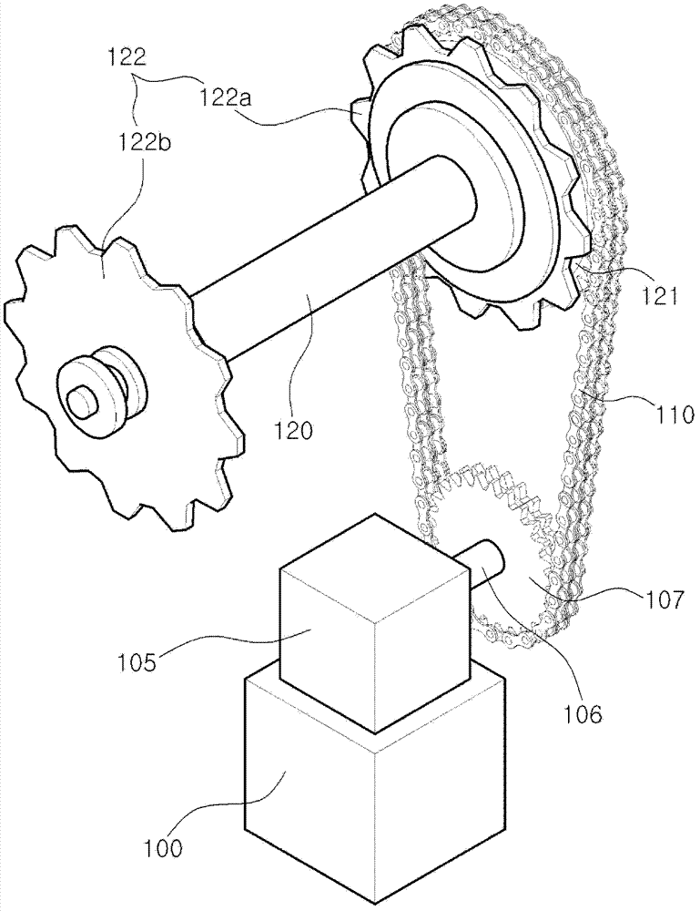 Auxiliary braking device used for preventing inverted running and overspeed of escalator