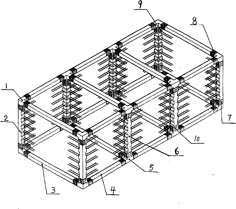 Method for constructing quake-proof masonry house by utilizing prefabricated constructional column ring beams