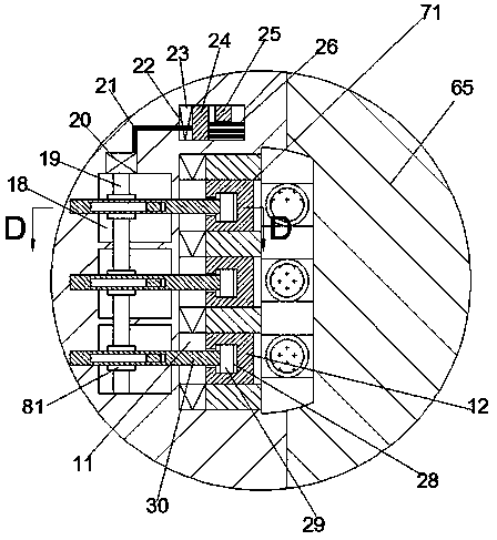 Flame-retardant wiring plastic pipe for preventing ignition caused by short circuit of circuit