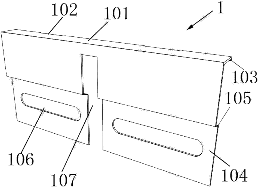 Main keel and secondary keel connection structure