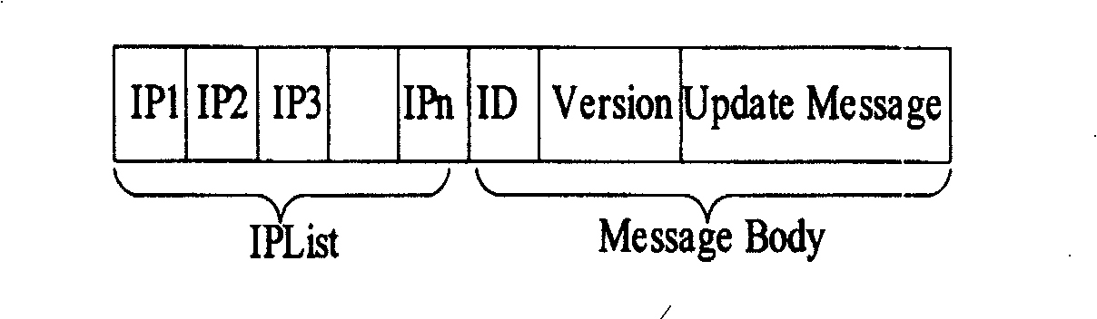 Non-structured P2P copy consistency maintaining method based on node locus label