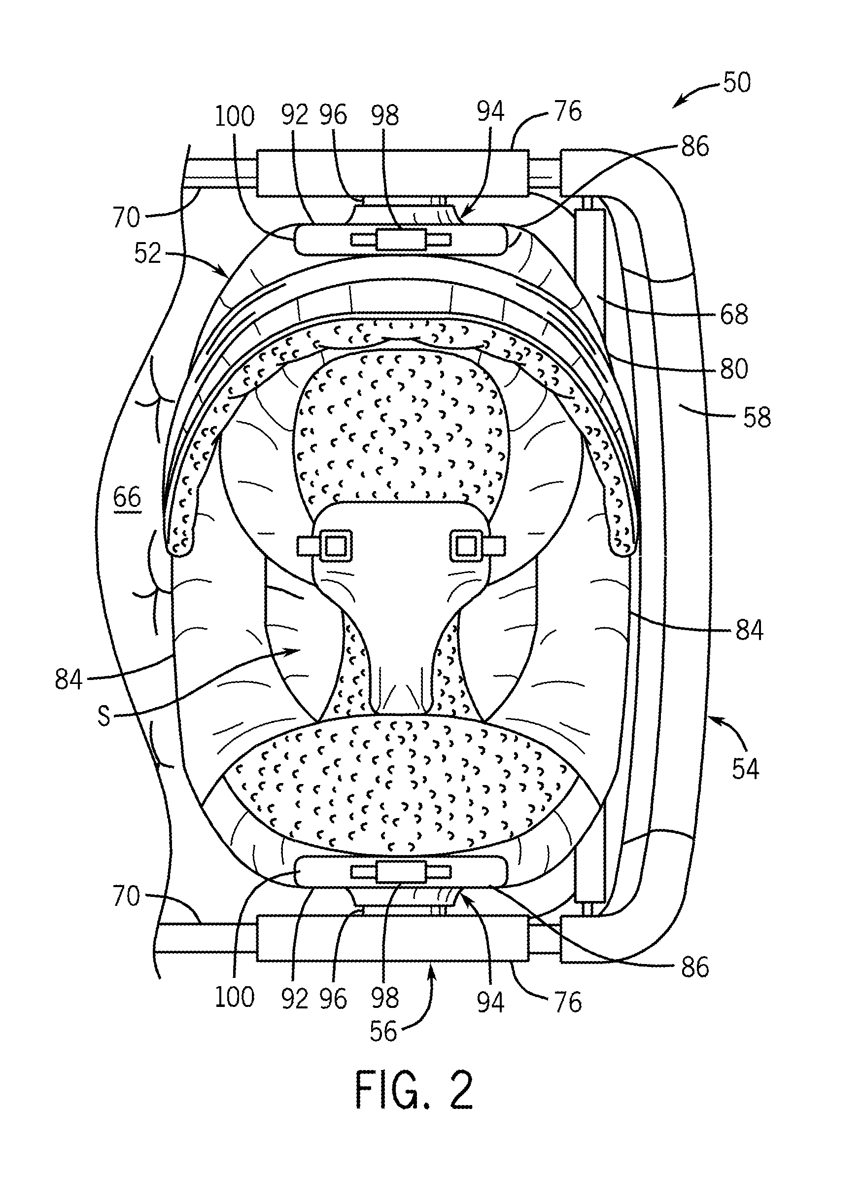Child Containment System with Multiple Infant Support Modes