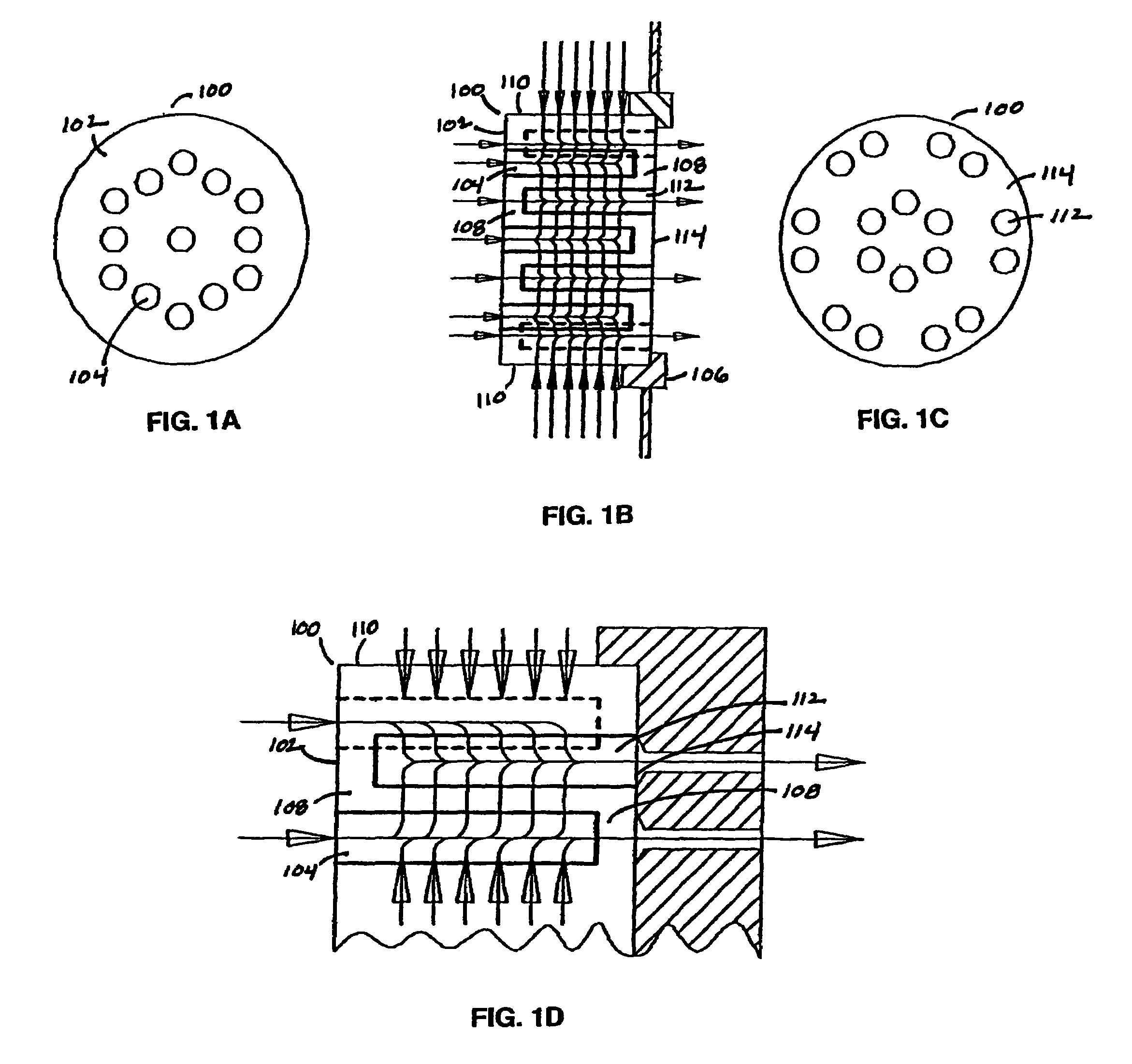 Method of making extended area filter
