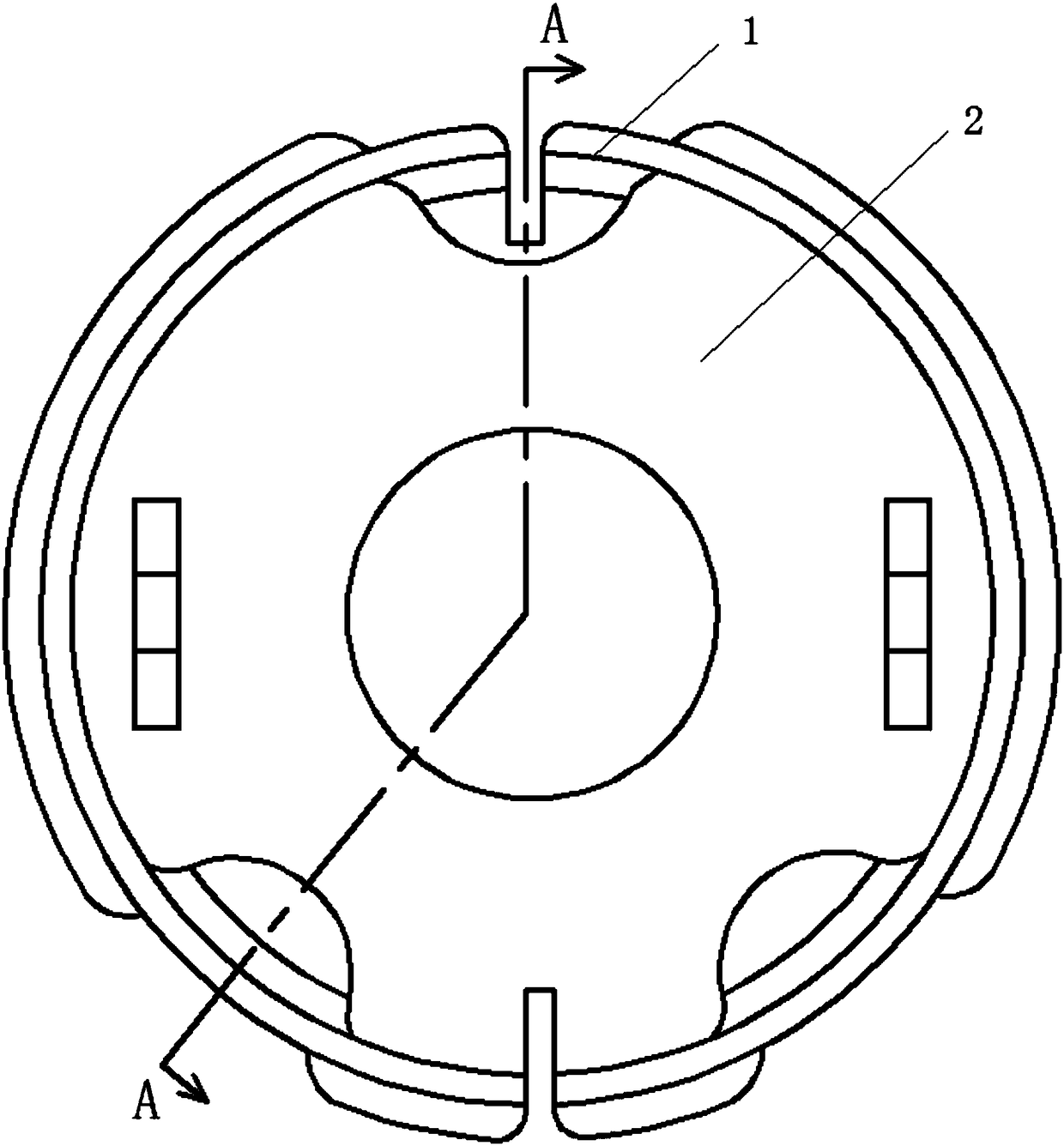 Gelatinizing method for improving mold pressing binding force of metal part and plastic matrix