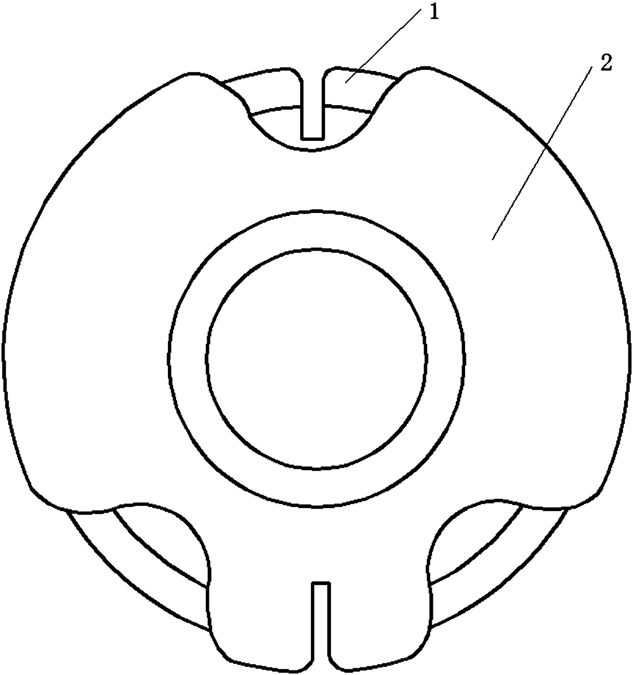 Gelatinizing method for improving mold pressing binding force of metal part and plastic matrix