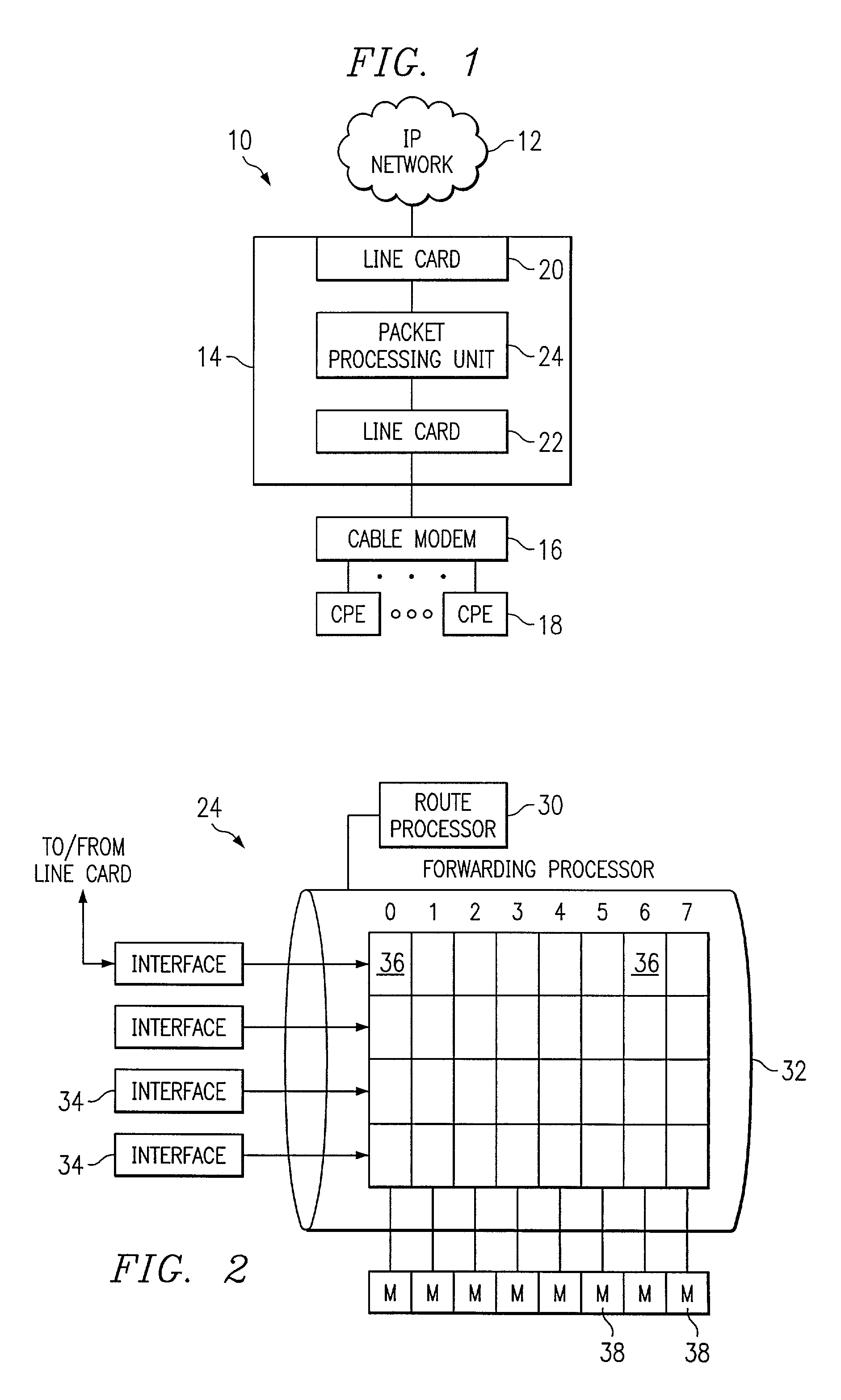 System and method for intercepting packets in a pipeline network processor