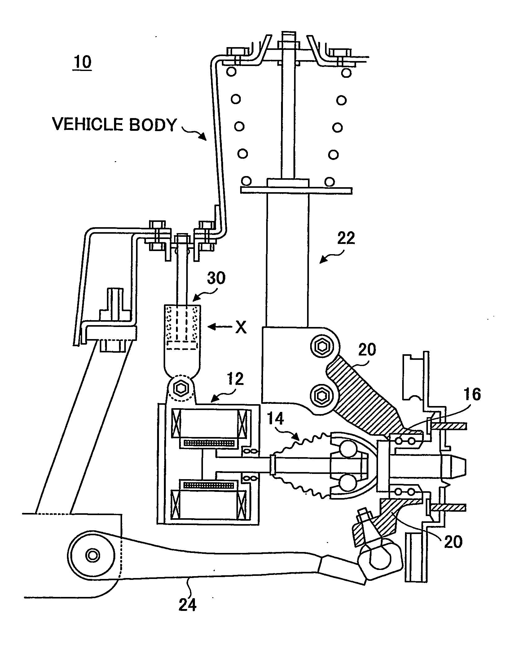 Suspension system for electric vehicle