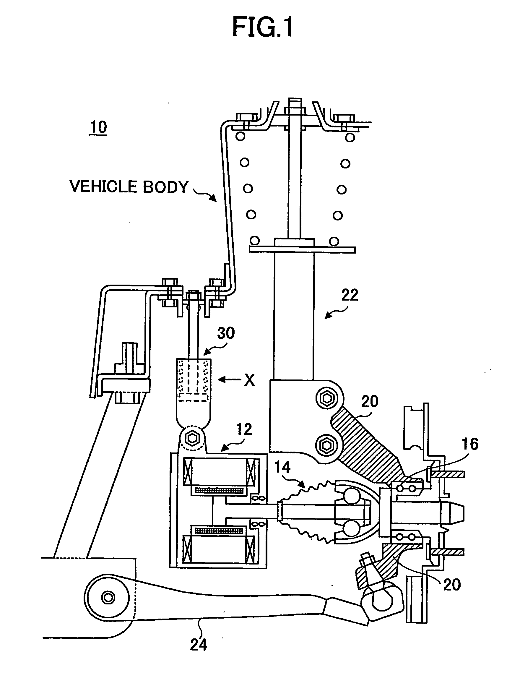 Suspension system for electric vehicle