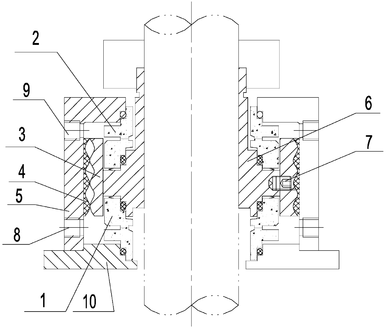 Stirrer mechanical seal pumping circulating device - Eureka | Patsnap