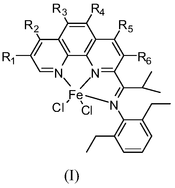 A kind of catalyst composition and application for ethylene oligomerization