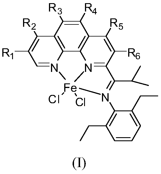 A kind of catalyst composition and application for ethylene oligomerization