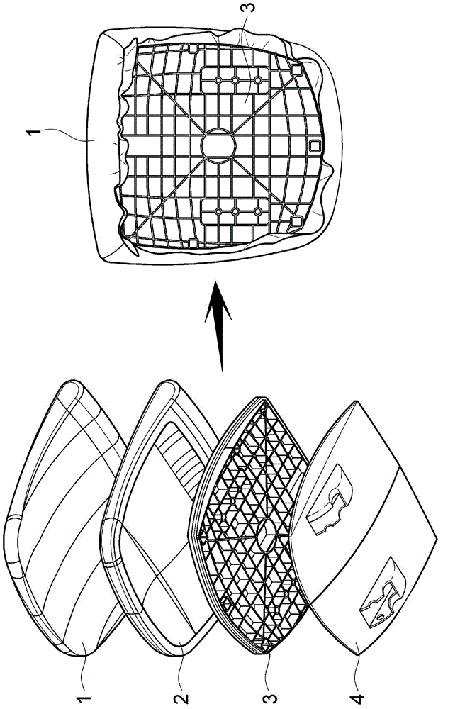 Chair seat having detachable seat cover