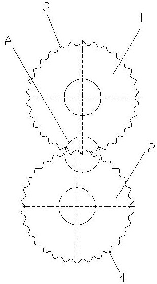 Transmission gear set and speed reducer