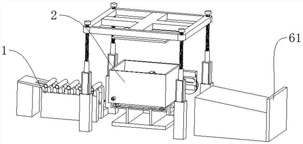 Welded pipe air tightness detection system and detection process thereof