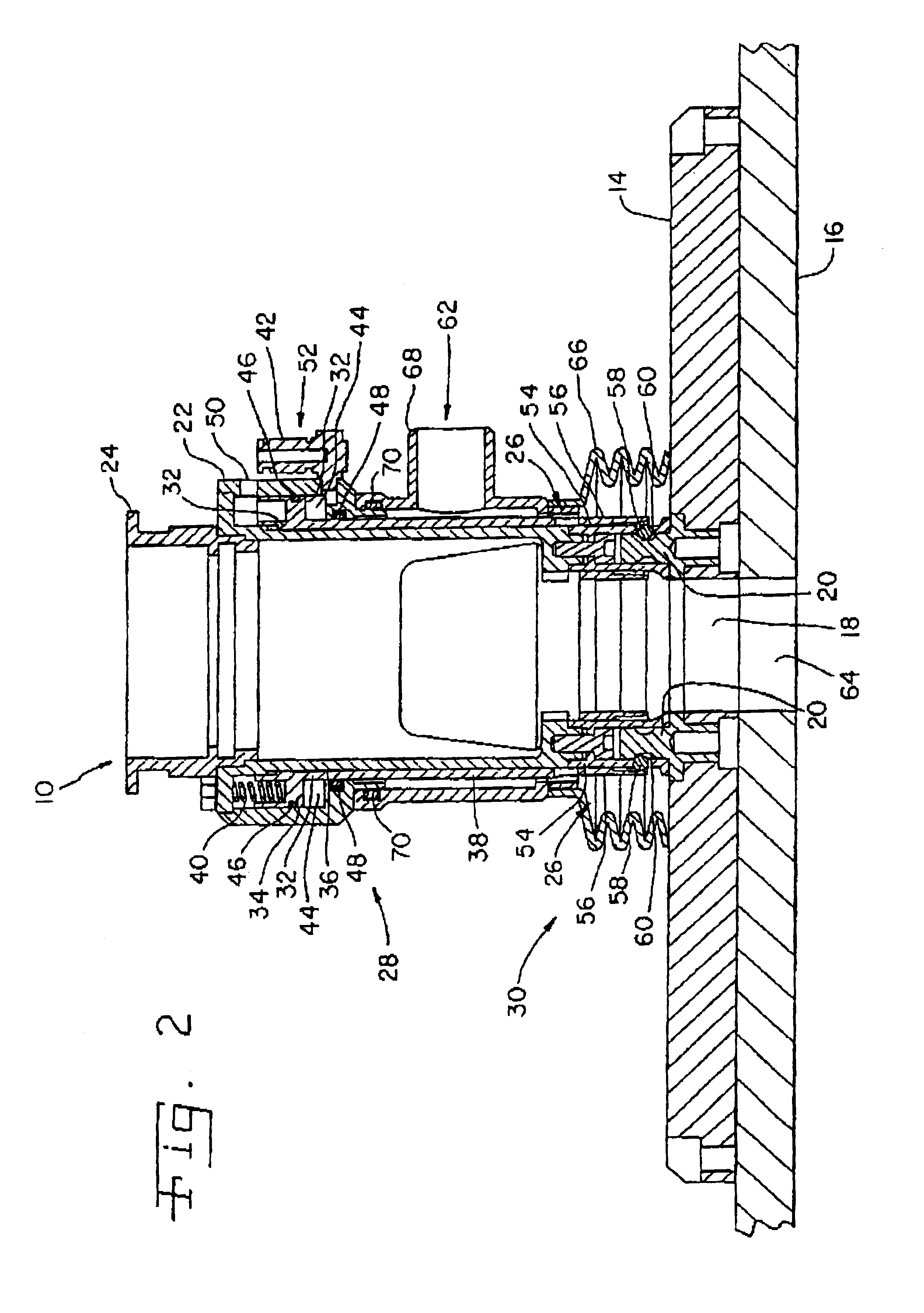 Fixation device for a portable orbital drilling unit