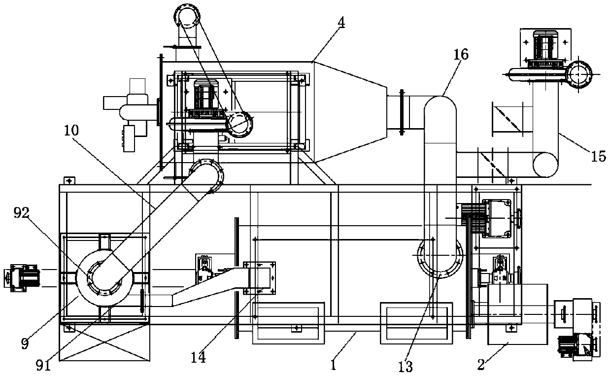 Improved solid-liquid mixed material treatment system