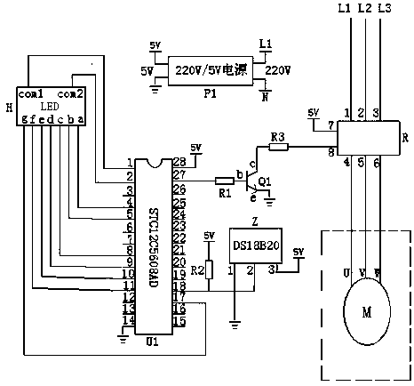 An air-cooled device for a transformer