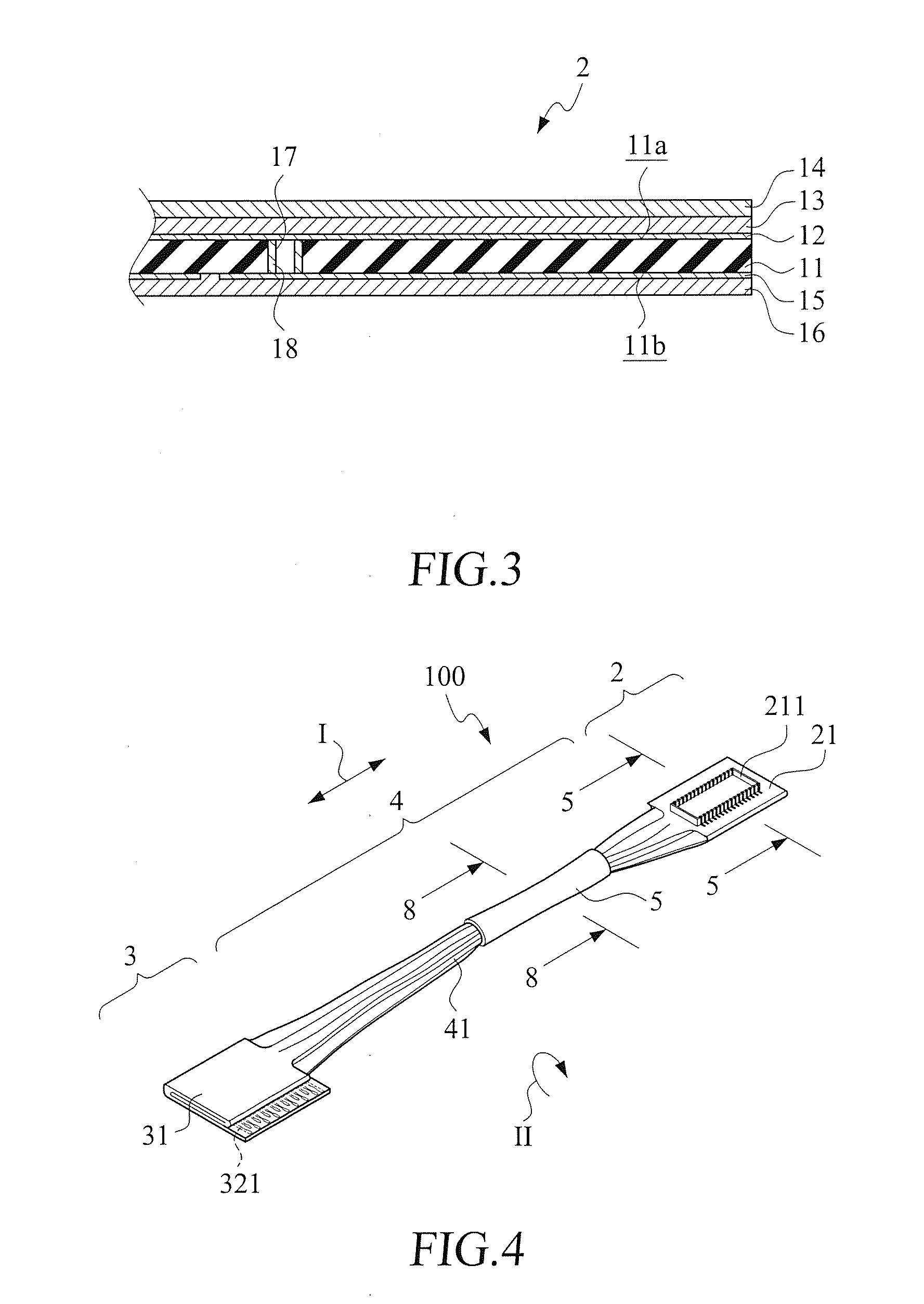 Bundled flexible flat circuit cable