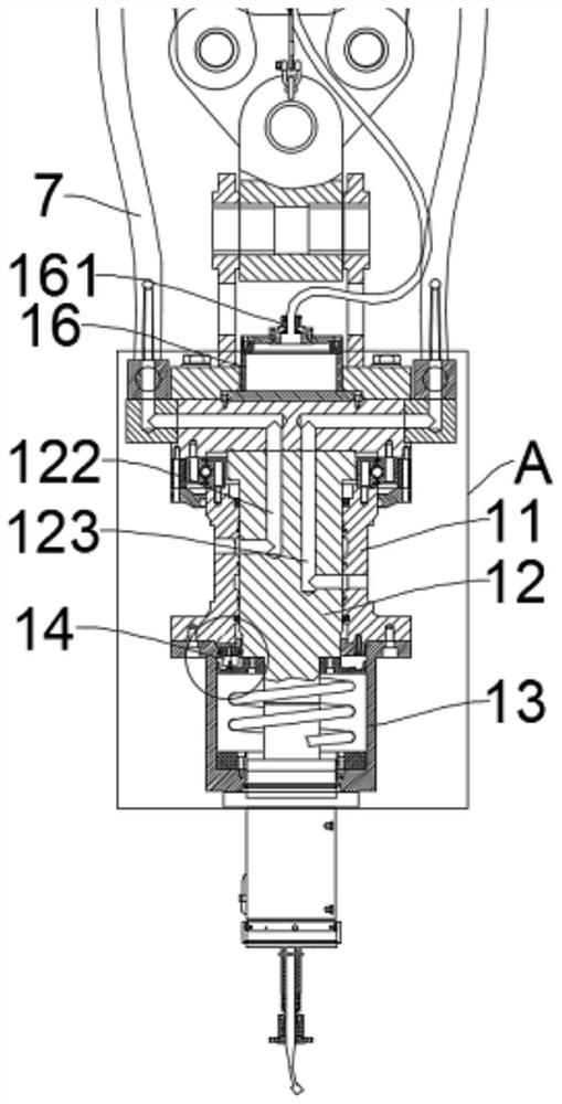 Swivel joint and operation machine