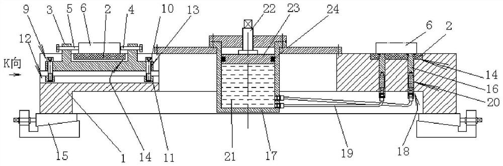 A flexible positioning and combined locking rough turning fixture for large thin-walled flanges