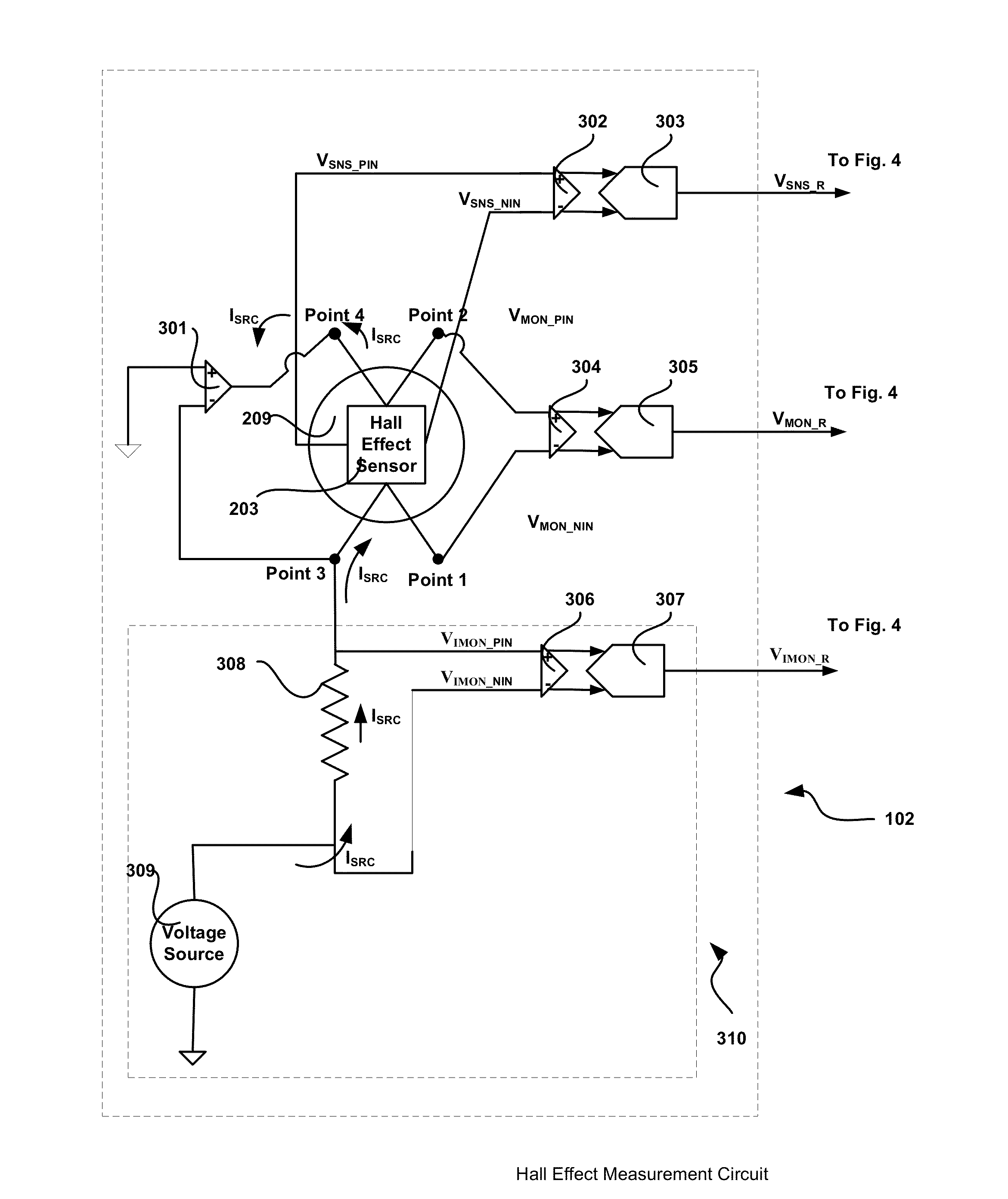 Hall effect measurement instrument with temperature compensation