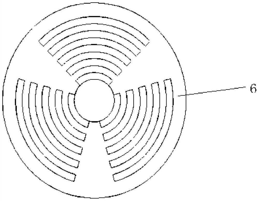 Grid mesh type fiber bragg grating acceleration geophone