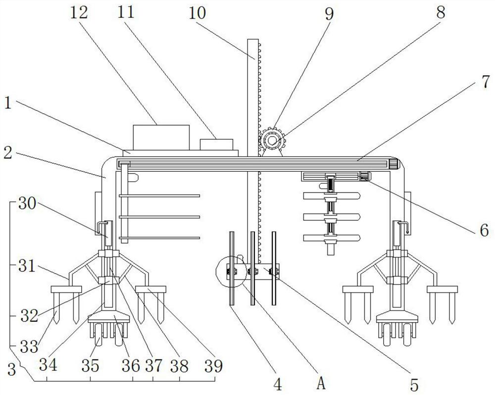 A kind of soil and fertilizer nutrient rapid measurement and sampling device and its sampling processing method