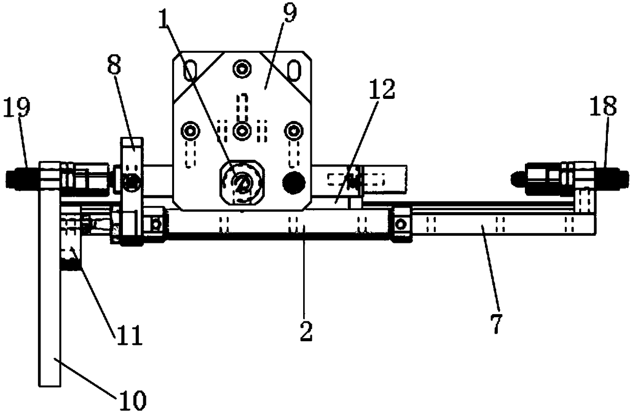 Dual-axis automatic grabbing manipulator device