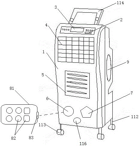 Infrared remote control intelligent fan heater