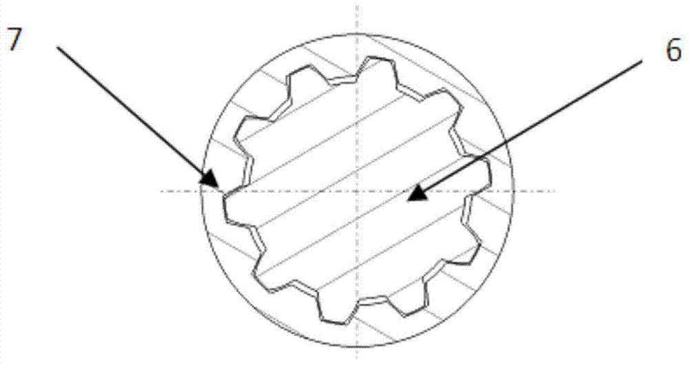 Lower drive shaft wear test bench and lower drive shaft size correction method