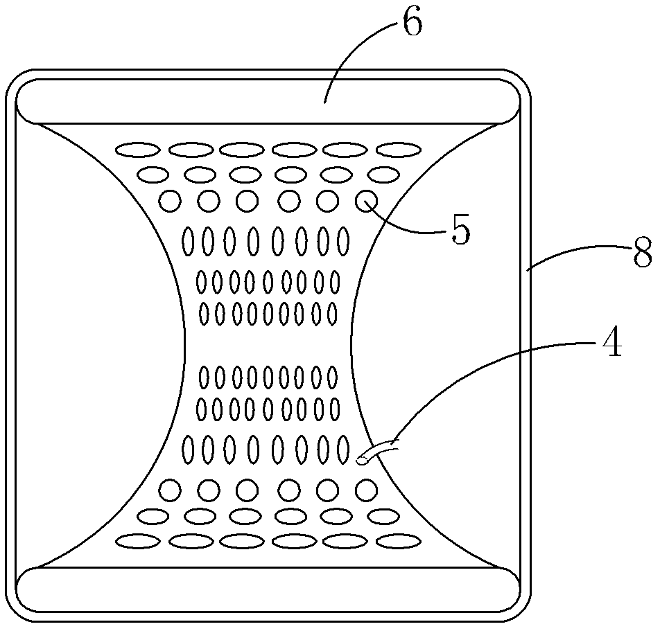 Variable-diameter columnar type gas pressure spring