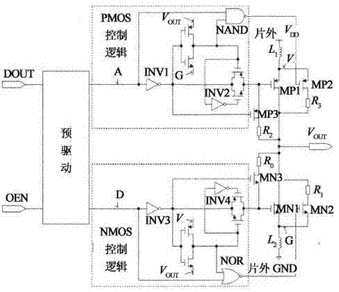 High-performance digital output port circuit