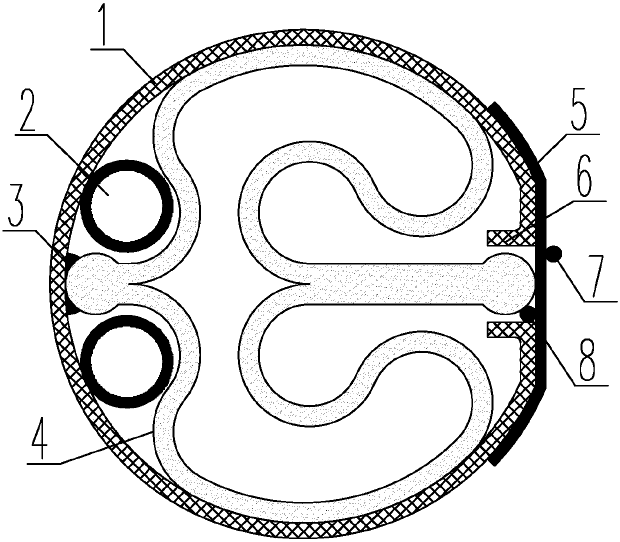 Water stop pipe for water stop of underground diaphragm wall joint and its use method