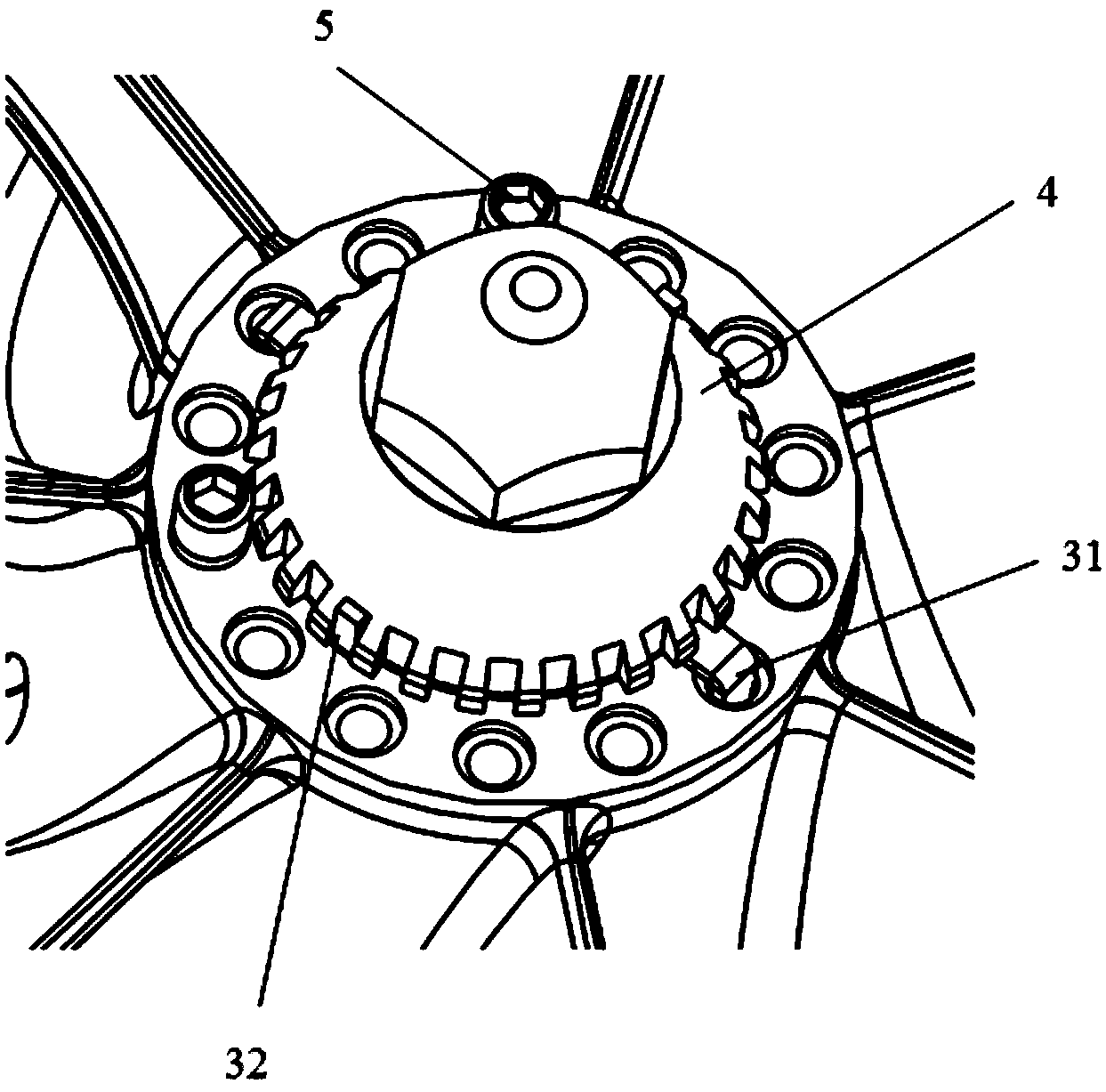 Air guide impeller assembly of centrifugal blower