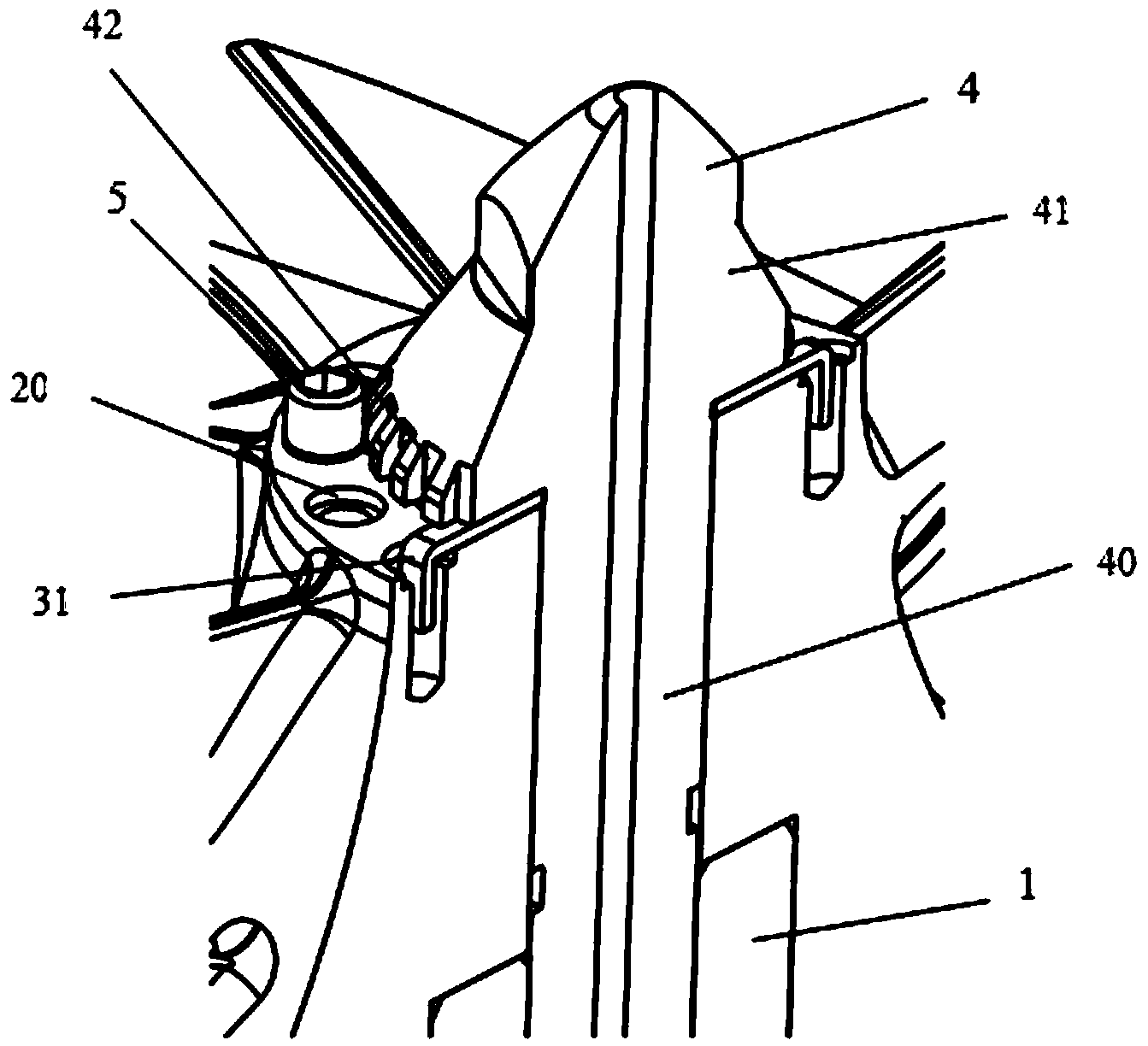 Air guide impeller assembly of centrifugal blower