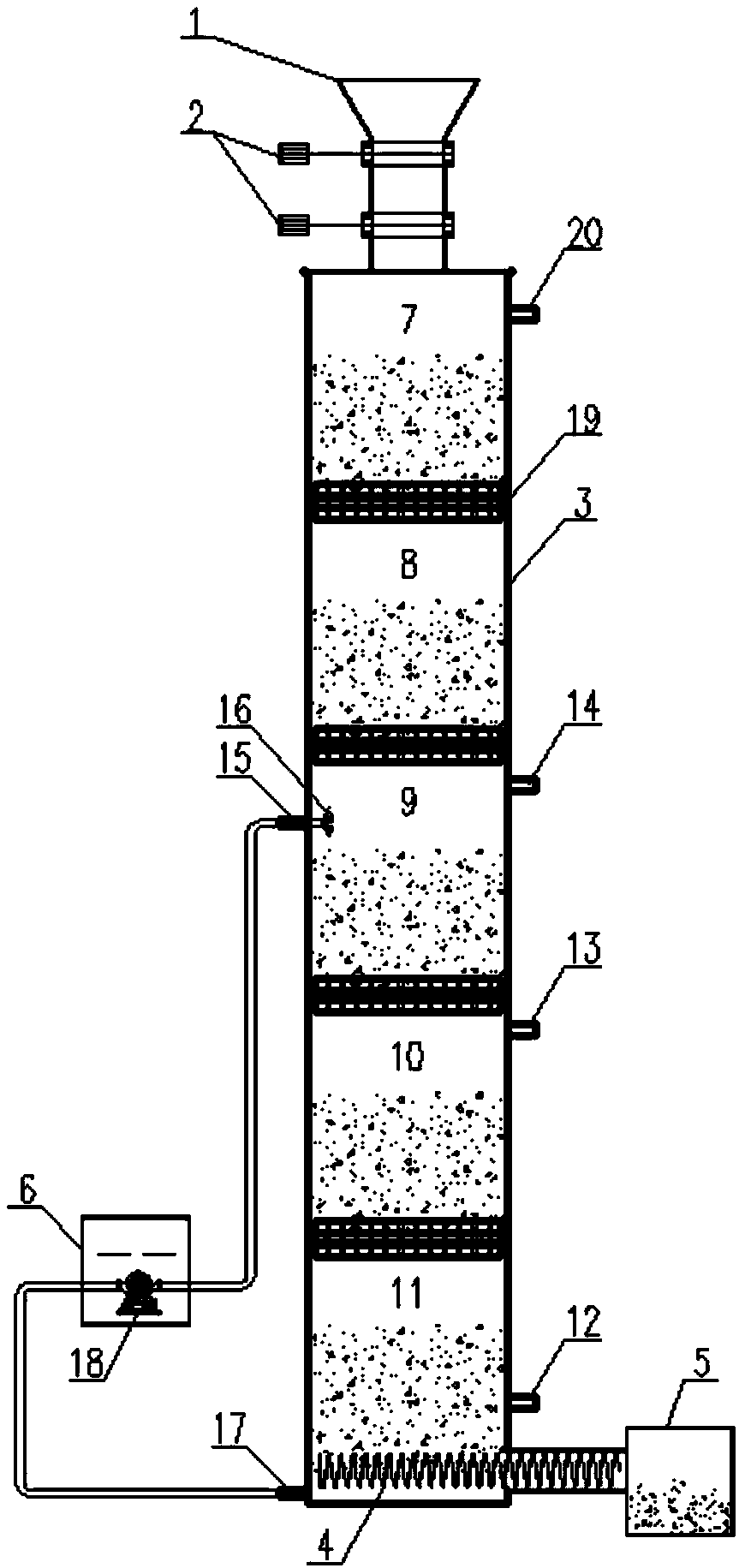 Low-consumption continuous clean activated carbon production device and method